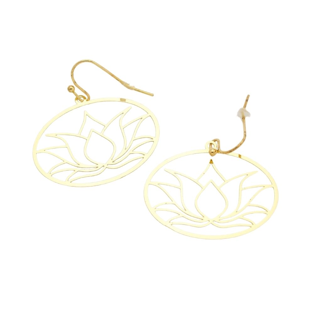 lotus earring