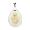 Hamsa Tear Drop Pendant