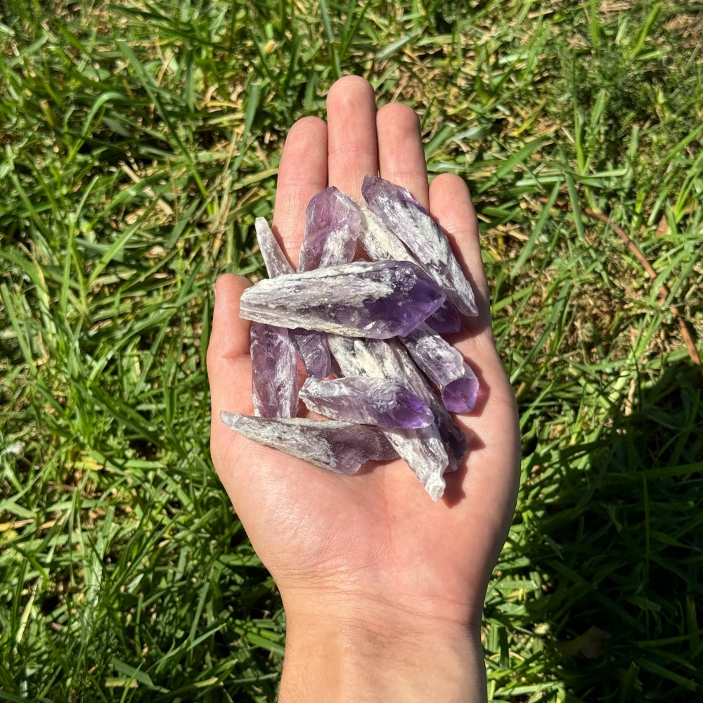 Amethyst Elestial Raw Point