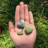 Olive Serpentine Mini Heart