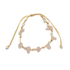 Anklet/Bracelet with Rose Quartz Chips