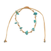 Anklet/Bracelet with Turquoise Chips