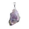 Aura Amethyst Raw Pendant