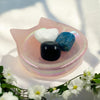 Aura Rose Cat Trinket Dish