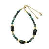 Turquoise Hexagon Stone Bracelet