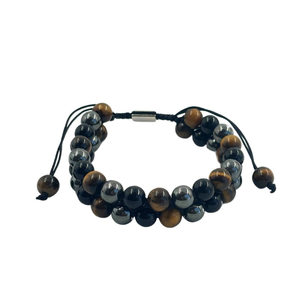 Double Bracelet - 8mm Triple Protection