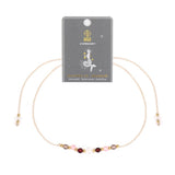 Capricorn Bracelet with small beads on a white background