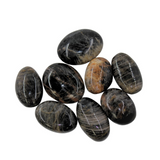 Black Moonstone Palm Stones