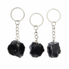 Black Obsidian Keychain - Raw