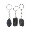 Black Tourmaline Keychain - Raw