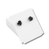 Black Tourmaline Raw Earrings