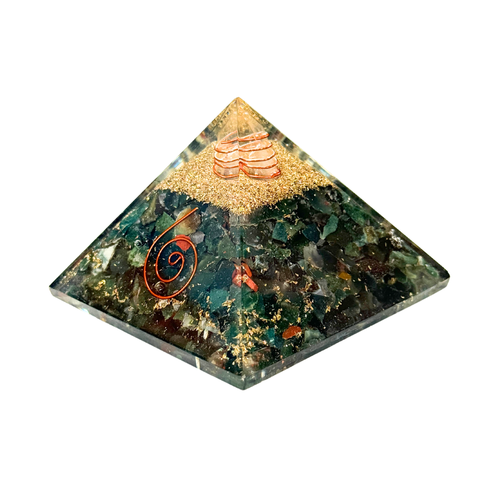 Bloodstone Orgonite Pyramid Earths Elements