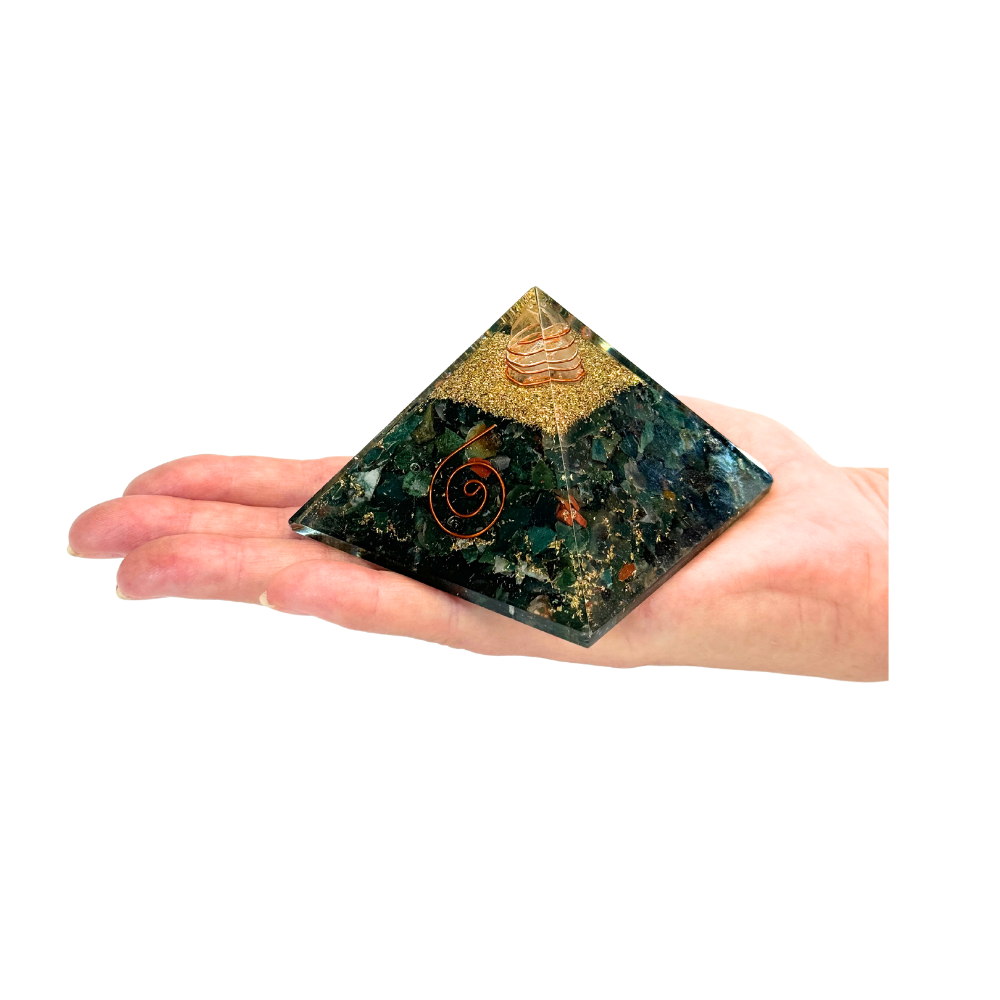 Bloodstone Orgonite Pyramid Earths Elements