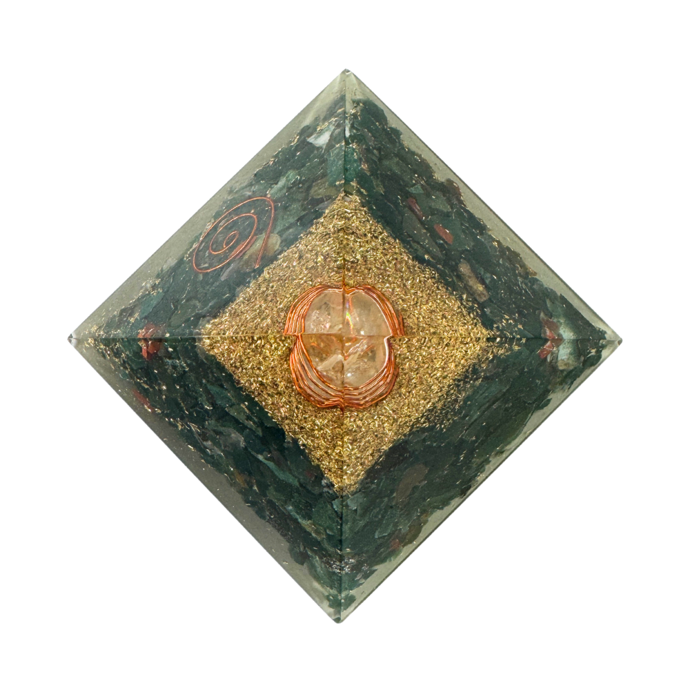 Bloodstone Orgonite Pyramid