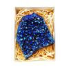Blue Aura Mini Flat Geode