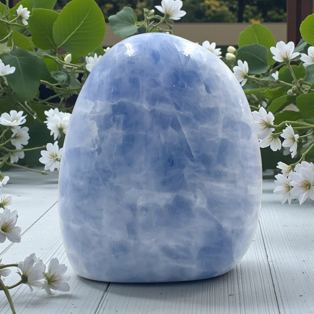 Blue Calcite Free Form