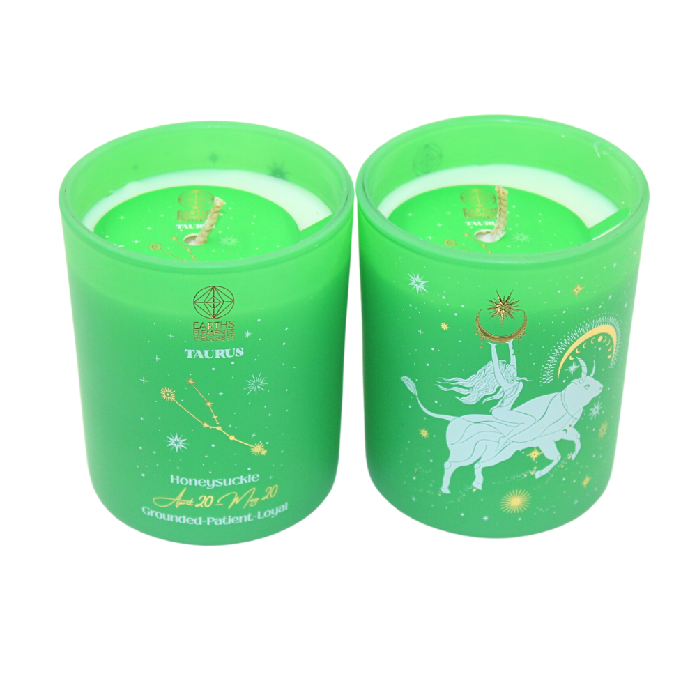 Taurus Zodiac Candle