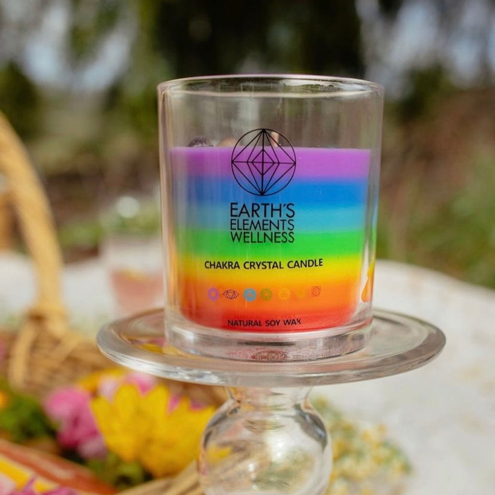 Crystal Candle Chakra | Earths Elements