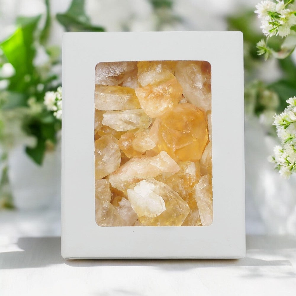 Citrine Points Mini Flat Box