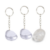 Clear Quartz Crystal Keychain - Tumbled