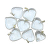 Clear Quartz Heart Pendant