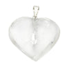 Clear Quartz Heart Pendant