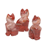 Crystal Cat – Red Jasper Large