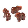 Crystal Elephant - Carnelian Large
