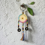 Dreamcatcher Keychain with Beads & Coins
