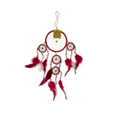 Dreamcatcher With Shells - Red