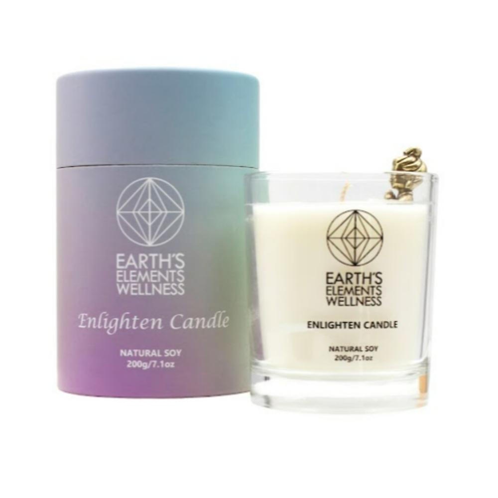 Enlighten Candle Multicolor Earths Elements