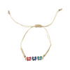 Evil Eye Triple Butterfly Bracelet – Tan