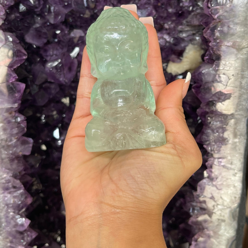 Fluorite Baby Buddha