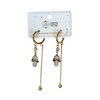 EE Hoop Earring – Jeweled Hamsa w/ Evil Eye