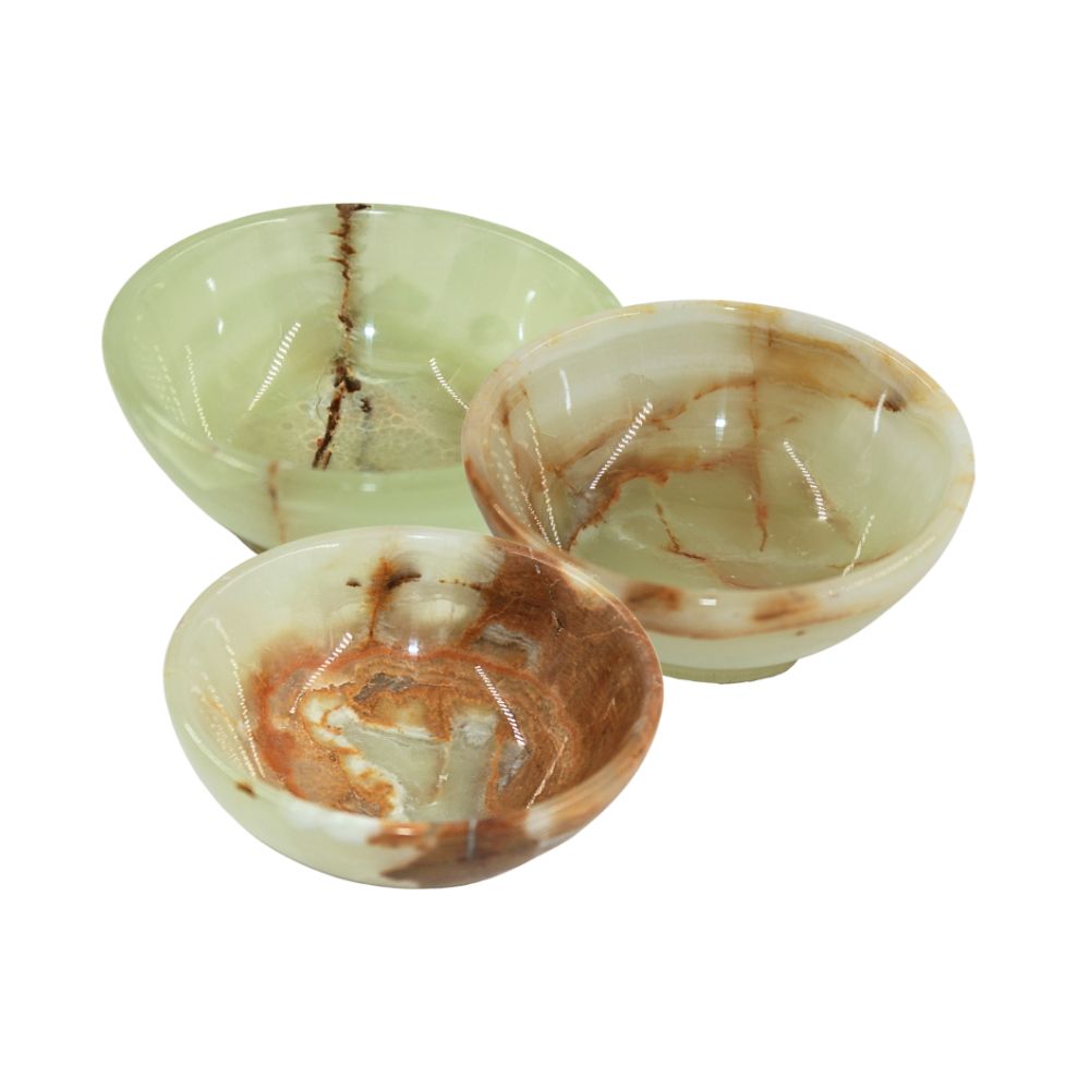 Green Onyx Crystal Bowl | Earths Elements