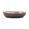 Wood Bowl with Shell - Brown