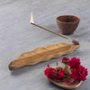 Incense Stick Burner - Teak Root Leaf