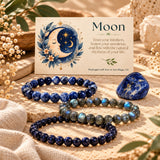 Intentions Bracelet Set - 8mm Moon
