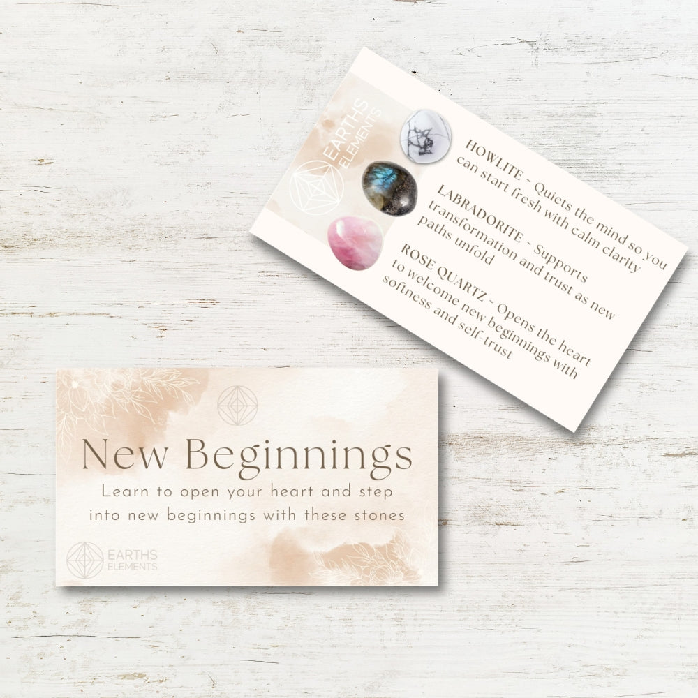 New Beginnings - Intention Bracelet Set - 8mm