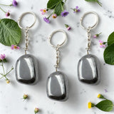Keychain - Tumbled Hematite