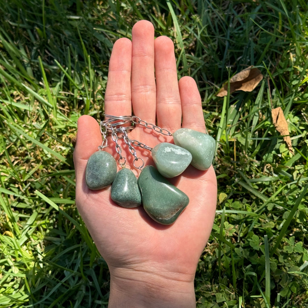 Keychain - Tumbled Green Aventurine