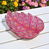 Leaf Hand Painted Wooden Carving - Surprise Color
