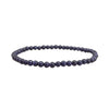 Blue Goldstone Mini Bracelet 4mm