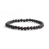Crystal Bracelet - 4mm Lava
