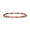 Crystal Bracelet - 4mm Rhodonite