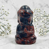 Mahogany Jasper Mini Meditating Crystal Buddha 