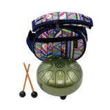 Green Flash Metal Tongue Drum - 5"