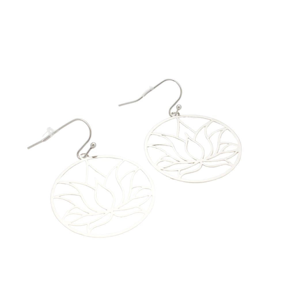 Lotus Earrings (Round)