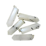 Tourmalined Quartz Point Pendants - earths elements