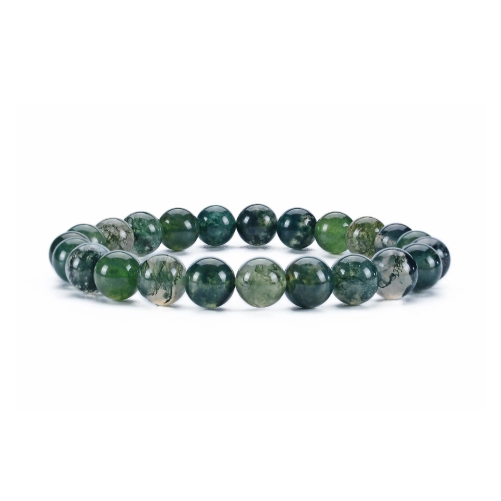 Moss Agate Bracelet 8mm